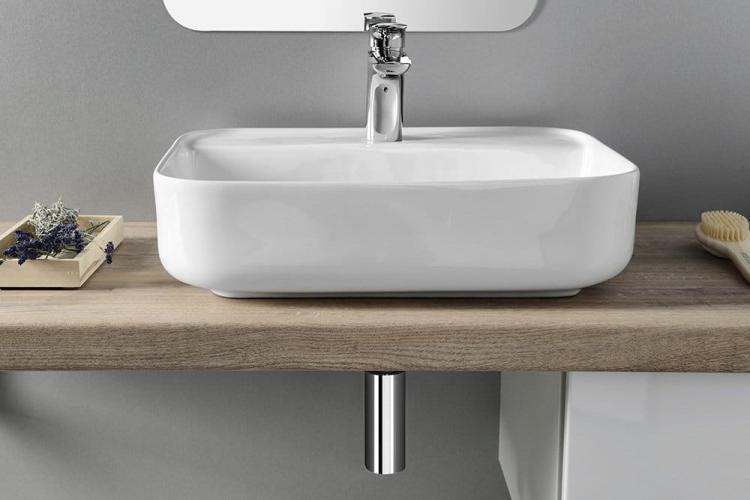 GARDA umywalka ceramiczna nablatowa 50x13,5x40 cm AR452