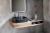 BALENA umywalka ceramiczna nablatowa, 48x13,5x37 cm, czarny mat BH7013B