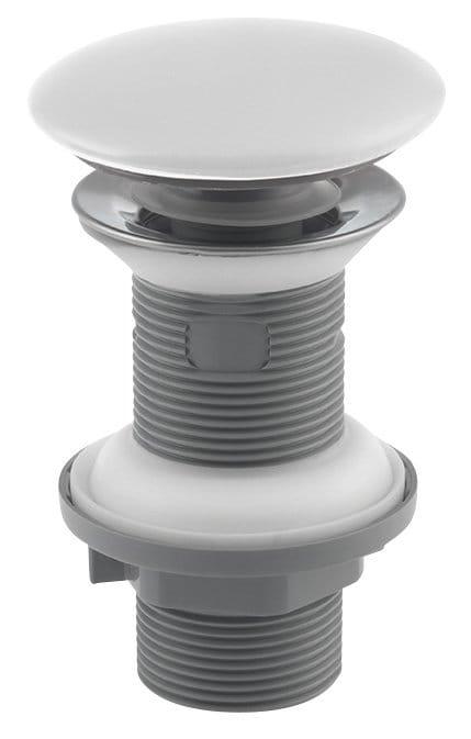 Korek umywalkowy 5/4“ klik-klak, ceramiczny grzybek, wys. 20-70mm, biały mat 38TP0166I