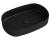 INFINITY OVAL umywalka ceramiczna nablatowa 55x36 cm, czarny mat 10NF65055-2N