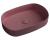 INFINITY OVAL umywalka ceramiczna nablatowa 55x36 cm, Maroon Red 10NF65055-2R