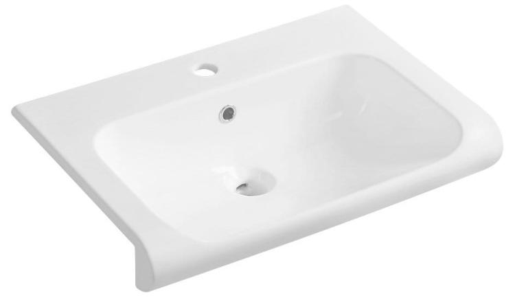 INKA umywalka ceramiczna 60x40cm, biała 341101