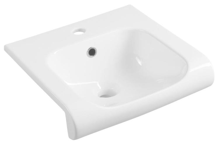 INKA Umywalka ceramiczna 40x40 cm biała 341201