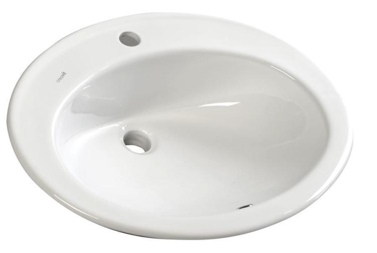 TROPICO umywalka ceramiczna wpuszczana w blat 58x46 cm TP230
