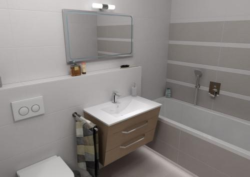 SLIM Umywalka ceramiczna wpuszczana w blat 60x46 cm 1601-60