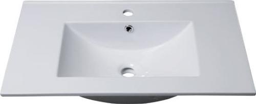 SLIM Umywalka ceramiczna wpuszczana w blat 75x46 cm 1601-75