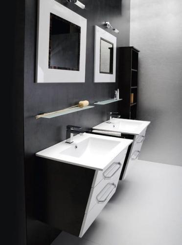 SLIM Umywalka ceramiczna wpuszczana w blat 75x46 cm 1601-75