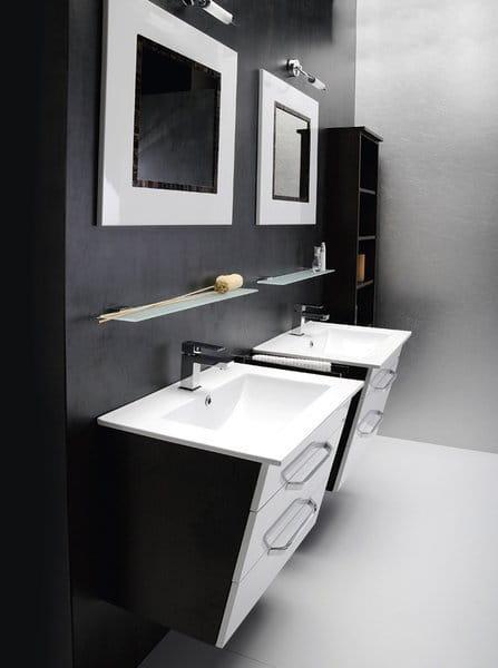 SLIM Umywalka ceramiczna wpuszczana w blat 75x46 cm 1601-75