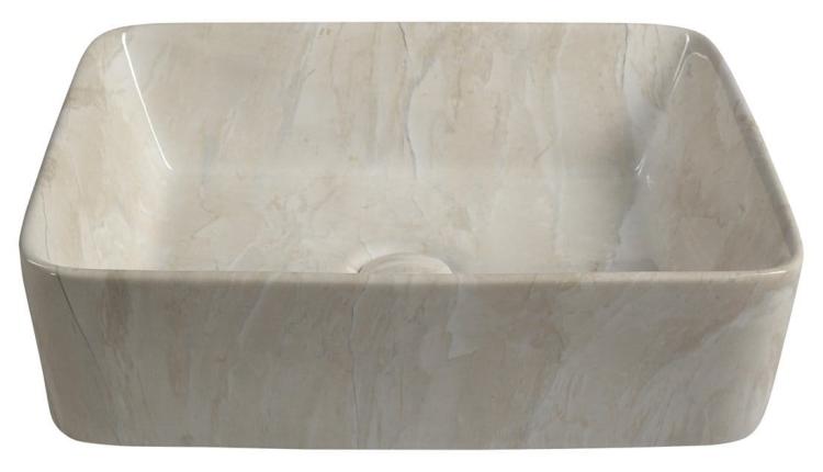 DALMA umywalka ceramiczna 48x13x38 cm, marfil MM527