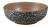 PRIORI umywalka ceramiczna, średnica 41 cm, 15 cm, brązowa z niebieskim wzorem PI023