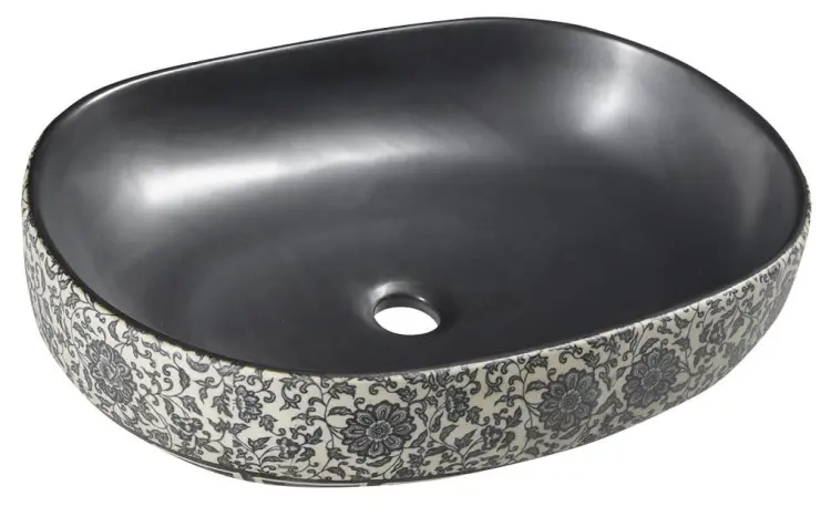 PRIORI-umywalka-ceramiczna-60x13-5x40-cm-czarna-z-niebieskim-wzorem-PI026