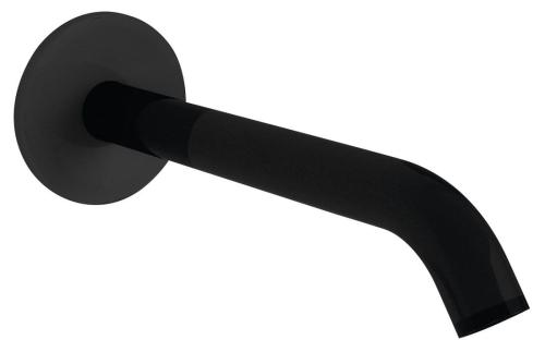 Wylewka ścienna 165mm, czarny mat BO515