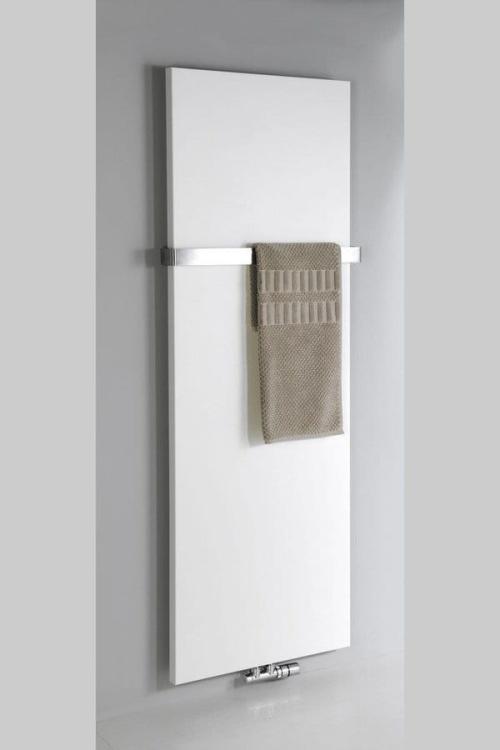 MAGNIFICA Grzejnik łazienkowy dekoracyjny biały ze strukturą 549 W 456x1206 mm IR135