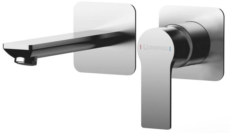 PAX bateria umywalkowa podtynkowa, chrom XA08