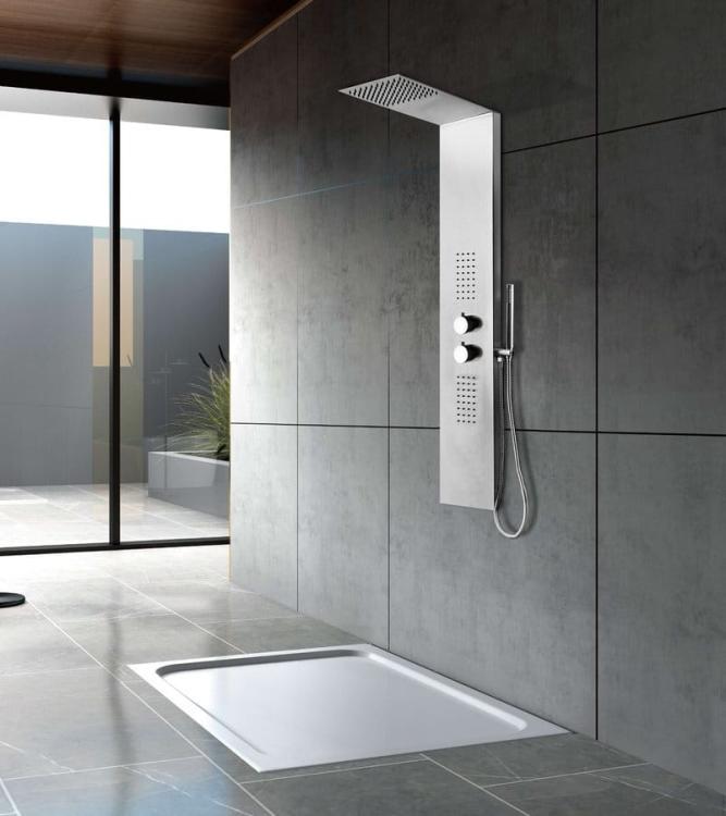 GRACE panel prysznicowy 200x1450 mm, stal nierdzewna WN326