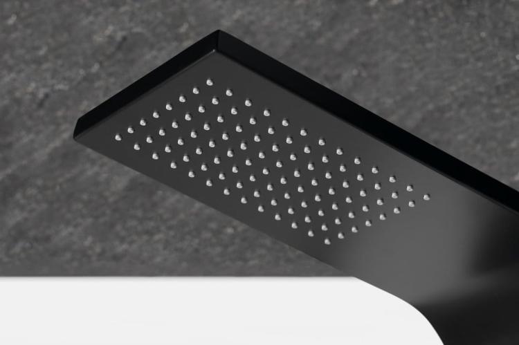 JACOB panel prysznicowy 200x1500mm, czarny WN683