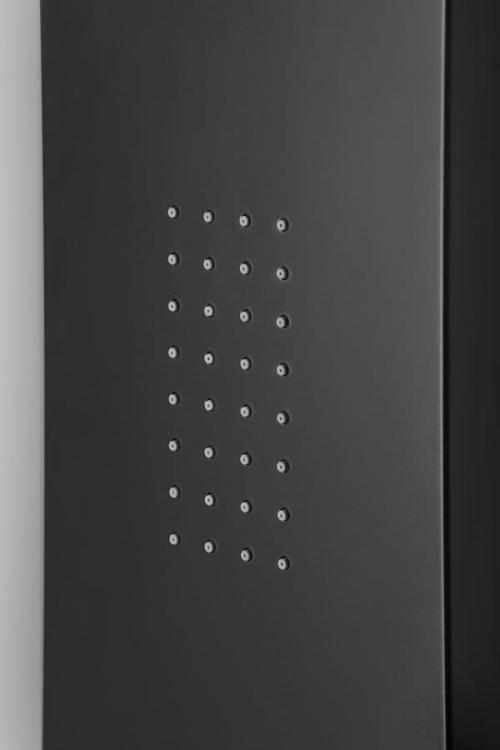 JACOB panel prysznicowy 200x1500mm, czarny WN683