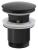 Korek umywalkowy 5/4“, klik-klak, duży grzybek, wys. 30-50 mm, czarny CV1007B
