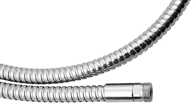 Wąż do baterii na brzeg wanny, F1/2'- M3/8',175cm, stal nierdzewna FLE16