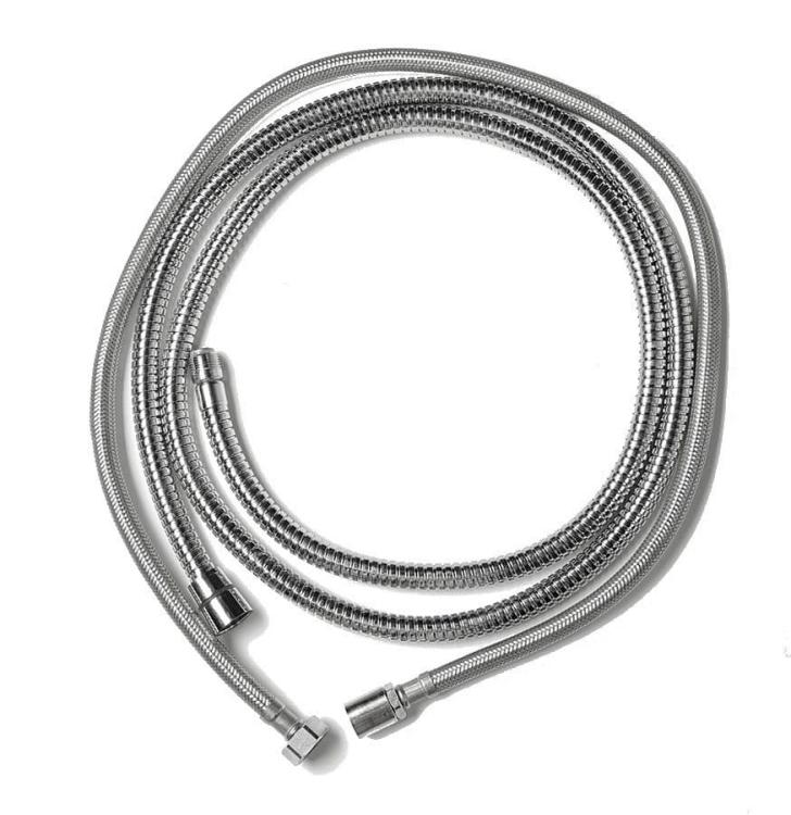 SET zamienne węże do baterii na brzeg wanny, F1/2'- F1/2',275cm, chrom FLE18