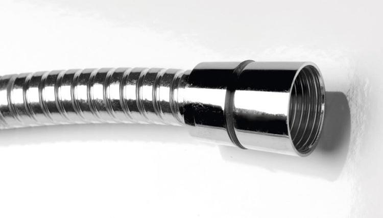 SET zamienne węże do baterii na brzeg wanny, F1/2'- F1/2',275cm, chrom FLE18