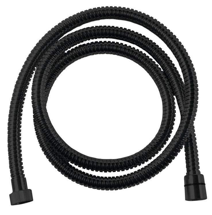 POWERFLEX wąż prysznicowy spiralny, 150cm, czarny mat FLEX156