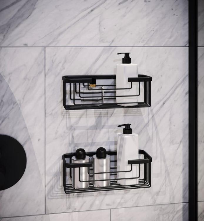 SMART półka, 252x86x102mm, czarny mat 2419-14