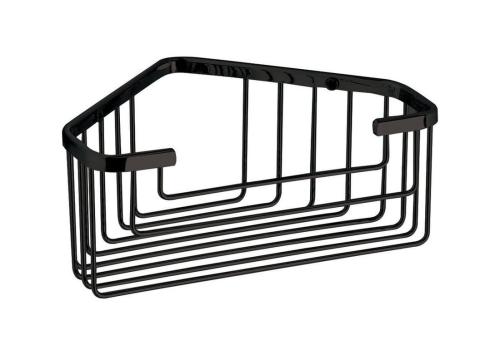 SMART półka narożna do kabiny prysznicowej, 200x80x151mm, czarny mat 2483-14