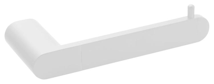 FLORI wieszak na papier toaletowy, biały mat RF017/14