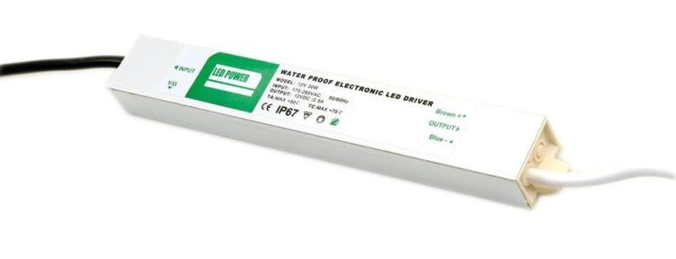 LED zasilacz 20W, 230/12V, wodoodporny, IP67 LDR020