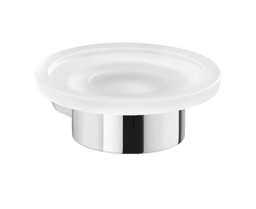 PIRENEI mydelniczka, chrom/szkło mleczne PI1113