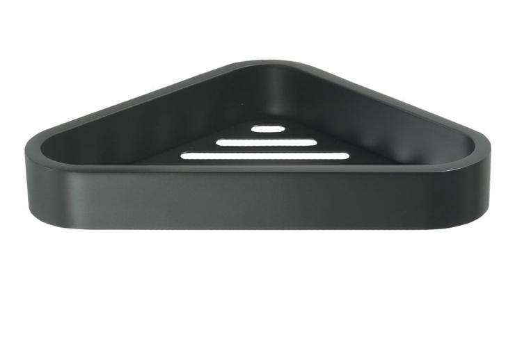 SMART półka narożna do kabiny prysznicowej , 170x30x170mm , czarny mat 328314