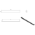 PATRON wieszak na ręczniki 1000x60mm, biały PX047