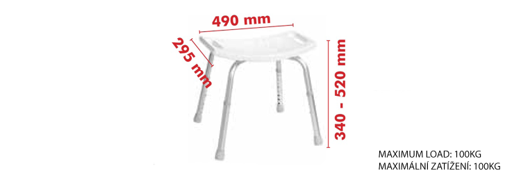 Taboret z regulowaną wysokością A00601101