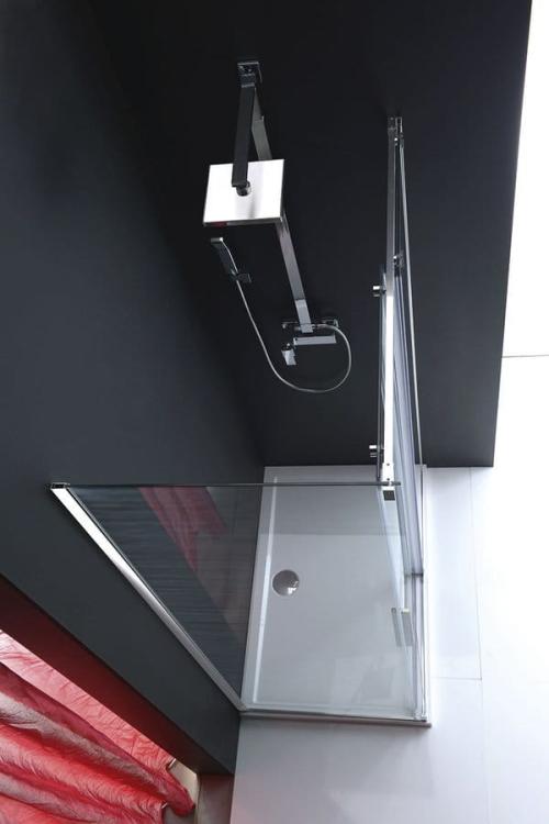 ALTIS ścianka boczna 80x200 cm, szkło czyste AL5915C  z góry