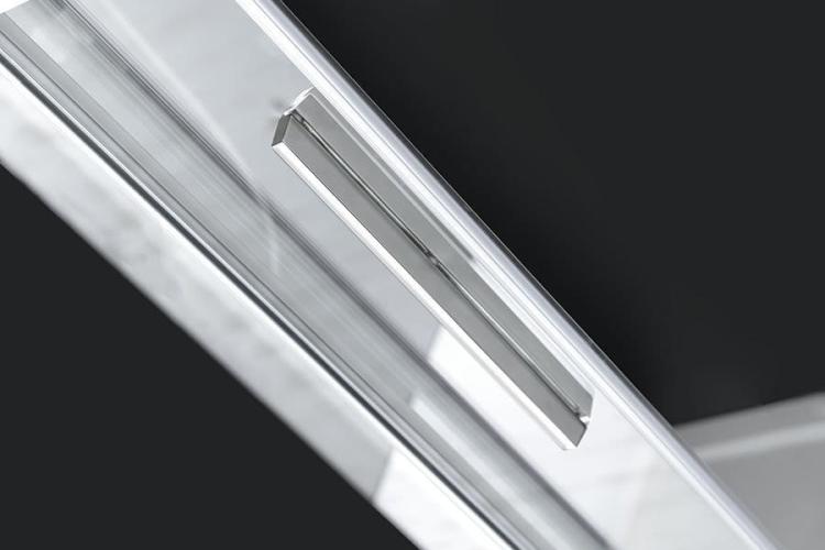 ALTIS drzwi prysznicowe przesuwne 1370-1410 mm, wysokość 2000 mm, szkło czyste AL4115C listwa