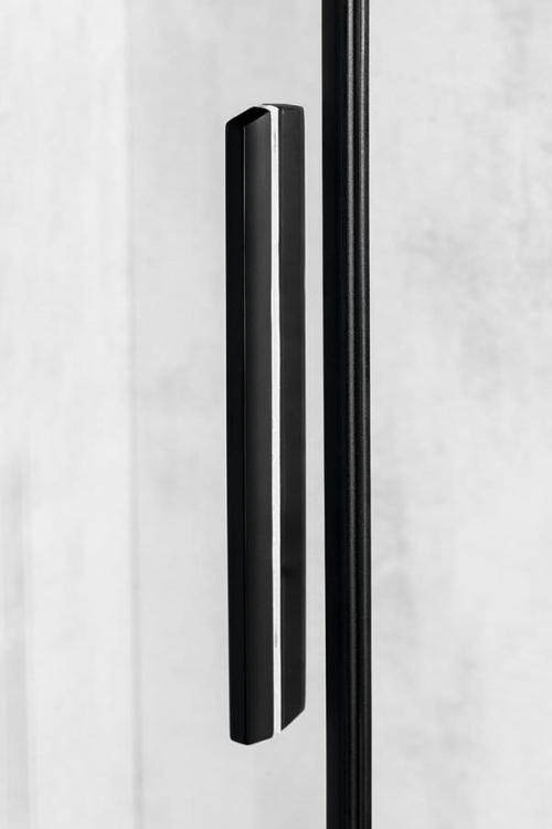ALTIS BLACK drzwi prysznicowe przesuwne 780-800mm, wysokość 2000mm, szkło 8mm AL1582B