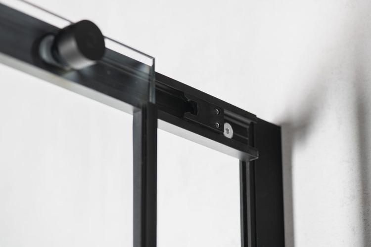 ALTIS BLACK prostokątna kabina narożna 800x800 mm, wejście z rogu, szkło czyste AL1582BAL1582B