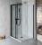 ALTIS BLACK prostokątna kabina prysznicowa 1300x1000 mm, wariant L/P AL4012BAL6112B