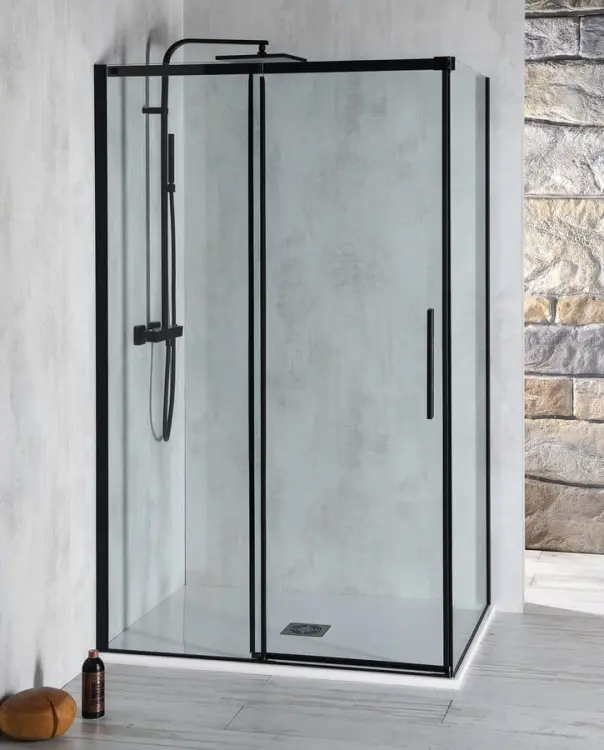 ALTIS BLACK prostokątna kabina prysznicowa 1300x900 mm, wariant L/P AL4012BAL6012B