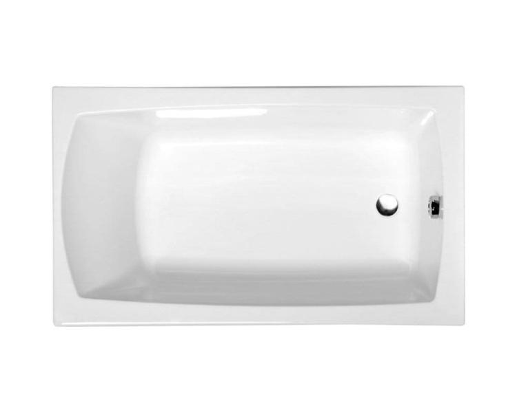 LILY SLIM wanna prostokątna 120x70x39cm, biała 25111S