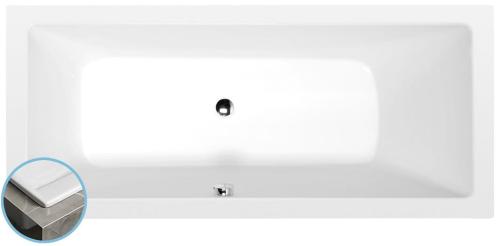 MIMOA SLIM wanna prostokątna 170x75x39cm, biała 71709S