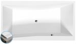 QUEST SLIM wanna prostokątna 180x100x49cm, biała 78511S