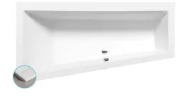 ANDRA L SLIM wanna asymetryczna 180x90x45cm, biała (lewa) 72872S