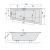 ANDRA R SLIM wanna asymetryczna 170x90x45cm, biała (prawa) 81511S