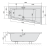ANDRA R SLIM wanna asymetryczna 180x90x45cm, biała (prawa) 78771S