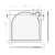 LARCA brodzik kompozytowy 100x100x3cm PL001