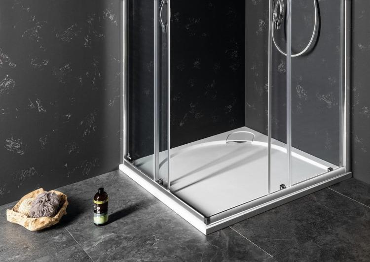 LARCA brodzik kompozytowy 100x100x3cm PL001