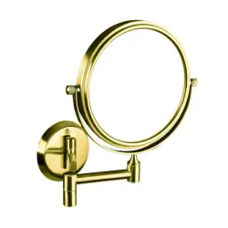 Lusterko kosmetyczne naścienne ⌀140 mm, złoto 106101698