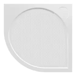 ARCA brodzik prysznicowy kompozytowy, półokrągły 90x90x3 cm, R550 PA559